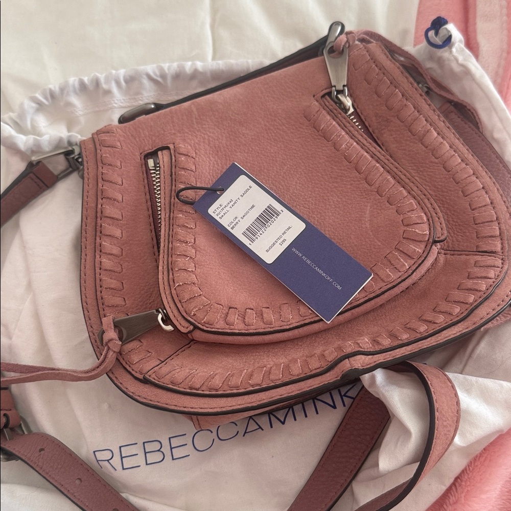 Rebecca Minkoff Dusty Pink Leather Crossbody